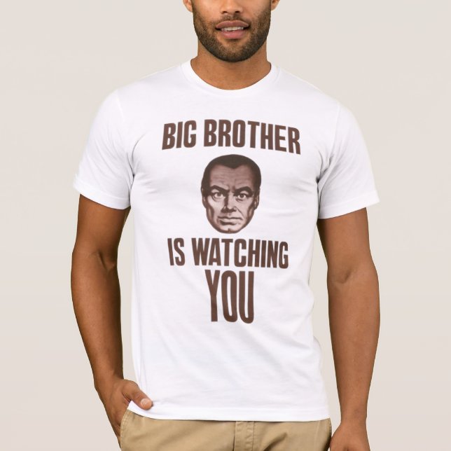 Storebrodern håller ögonen på dig tee shirt (Framsida)