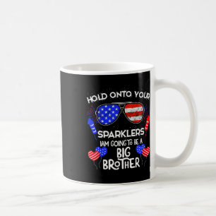 Storebror 4:e i juli Gravid Meddelande Kaffemugg