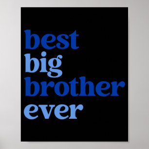 Storebror Alltid Grå Med Blå Text Pojkar _1 Poster