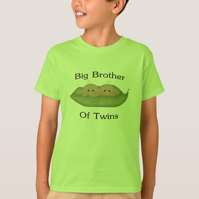 Storebror av twillingar t-shirt (Framsida)
