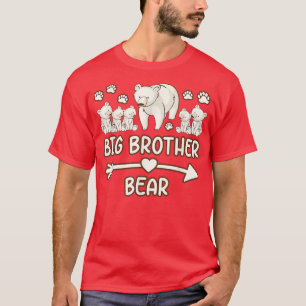 storebror bär 5 unge T-skjorta, storebror björn T Shirt