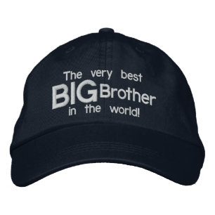 Storebror - broderbroderad hat broderad keps