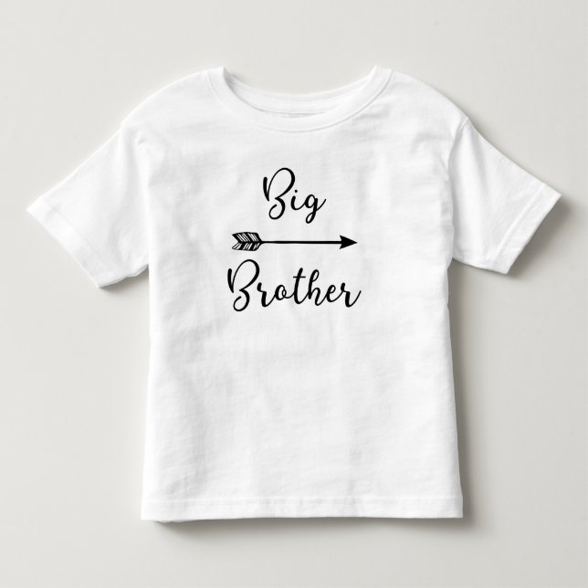 Storebror ~ Bror Designar Pil T Shirt (Framsida)