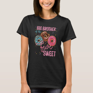 Storebror i den sötade femfemte Donut-dagen Party T Shirt