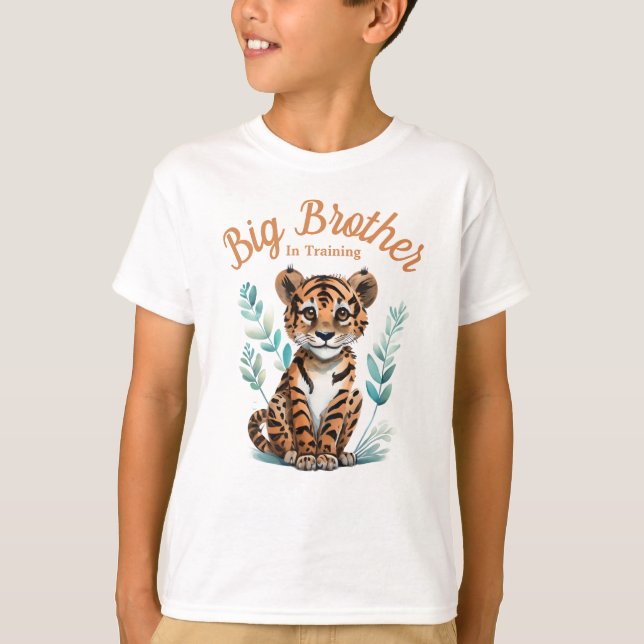 Storebror i utbildningsannonsen i Unge i Tiger T Shirt (Framsida)