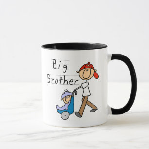 Storebror med lite brodern mugg