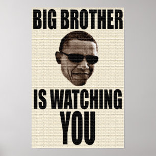 Storebror Obama 1984 Poster