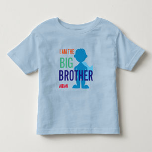 Storebror Personlig Superhjälte Silhuett Pojkar T-shirt