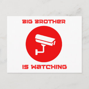 Storebror ser  1984 ingsoc helg vykort