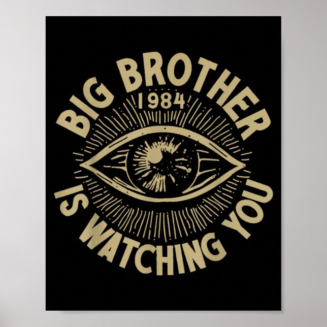 Storebror ser dig poster (Framsidan)