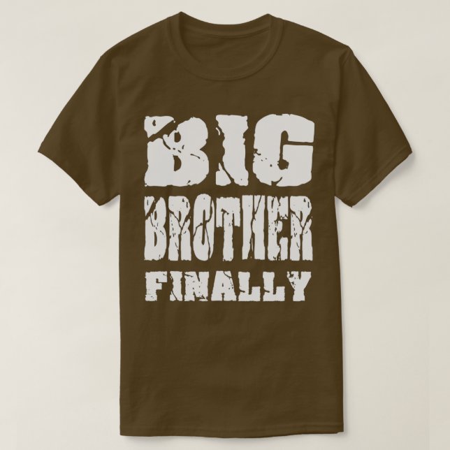 Storebror, slutligen, Older Brother Gift (1) T Shirt (Design framsida)
