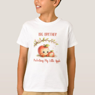 Storebror som skyddar min lilla äpple t shirt
