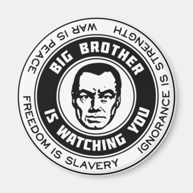 Storebror tittar magnet (Framsidan)