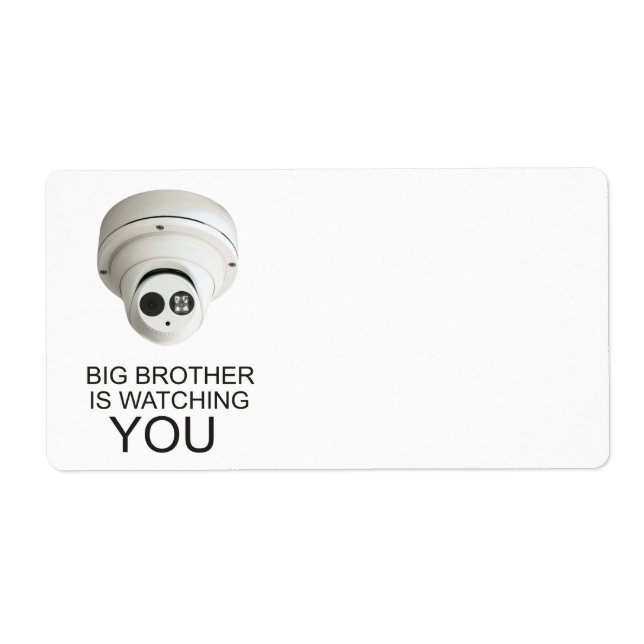 Storebror tittar på dig fraktsedel (Framsidan)