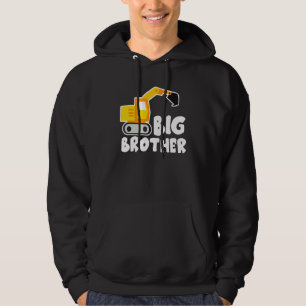 Storebror Tractor Småbarn Excavator Cute Hoodie