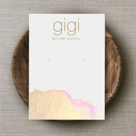 Storfärgad Abstrakt för av vattenfärg i Guld, Vis Tilläggskort