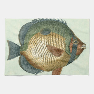 Storfärgad fisk kökshandduk