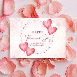 Storfärgshjärtor Helg Vykort