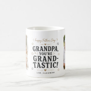 Storfin Fars Dag Guldstjärna Flerfotos Kaffemugg