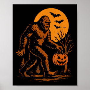 Storfoot Halloween Sasquatch Poster