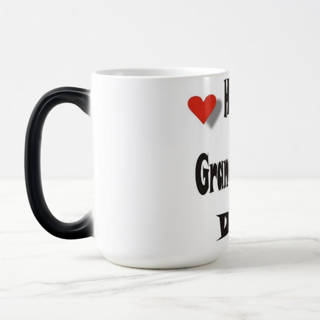 Storföräldrars lycklig dag magisk mugg (Vänster)