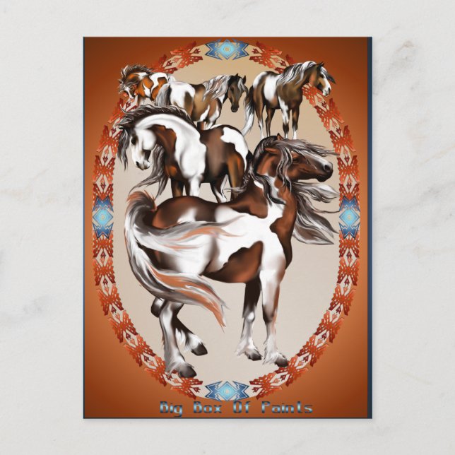 Storförpackning med vykort för färger (Framsida)