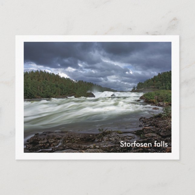 Storfosen faller vykort (Framsida)
