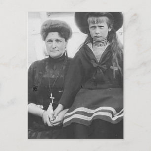 Storfurstinnan Anastasia och Rysslands tsaritsa Vykort