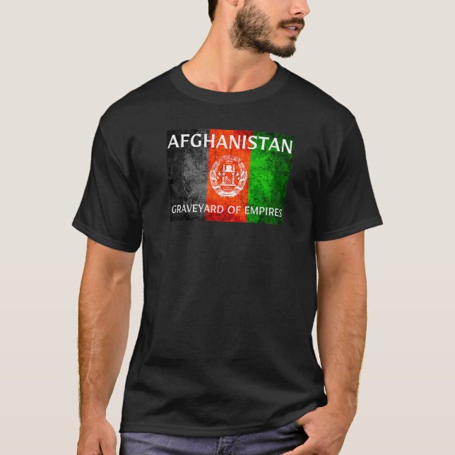 Storgårdsplan för Afghanistan T Shirt (Framsida)