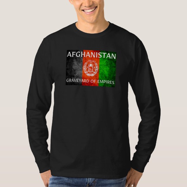 Storgårdsplan för Afghanistan T Shirt (Framsida)