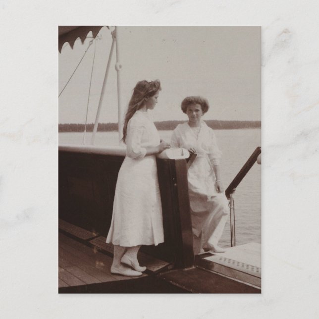 Storhertigdömet Olga & Marie från Ryssland, Romano Vykort (Framsida)