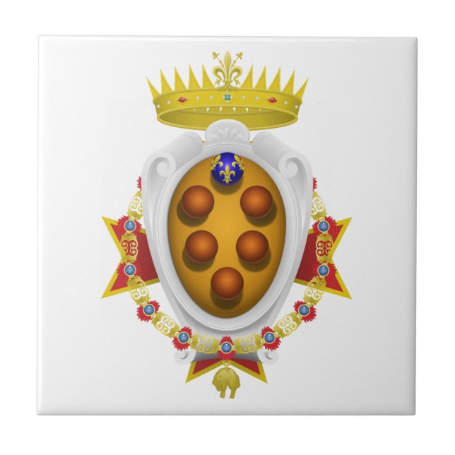 Storhertigdömet Toscana Kakelplatta (Framsidan)