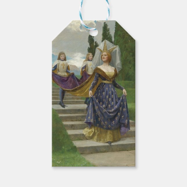 Storhertiginnan (av John Collier) Presentetikett (Framsidan)