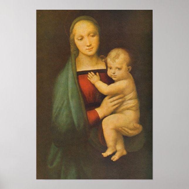 Storhertiginnan Madonna av Raphael - Poster (Framsidan)