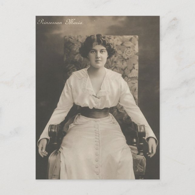 Storhertiginnan Marie Pavlovna från Ryssland #040 Vykort (Framsida)