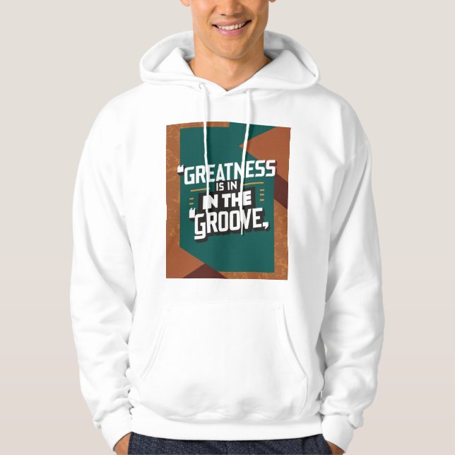 Storhet Ligger I Spåret Hoodie (Framsida)