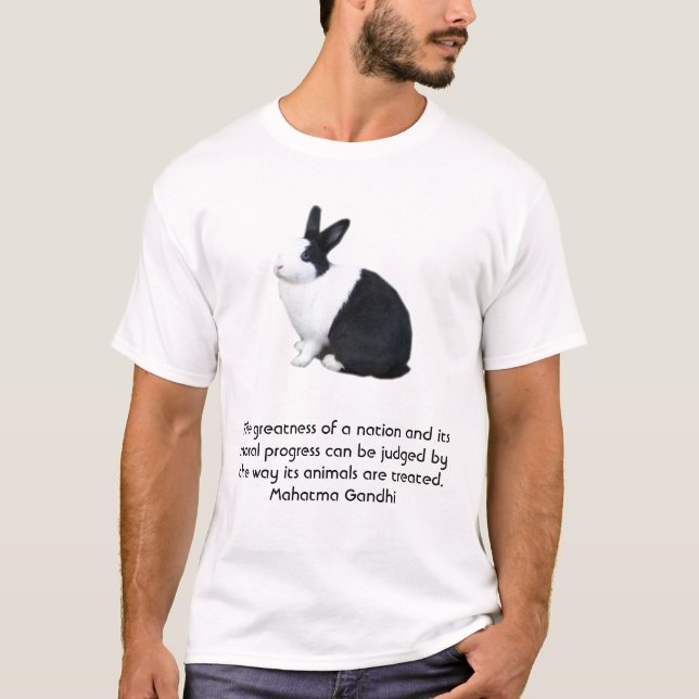 Storheten av en nation kan bedömas för resten tee shirt (Framsida)