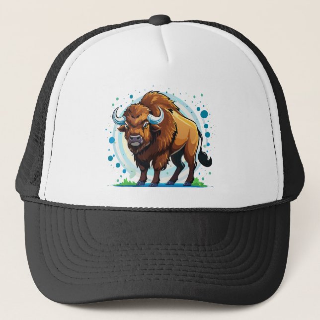 storhornad bison keps (Framsida)