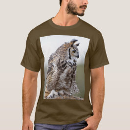 Storhornsuggla Foto T-Shirt