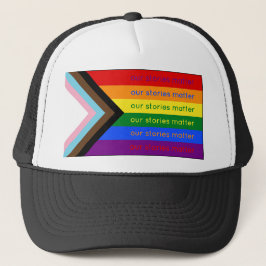 Stories Matter Gay Pride Intersection Rainbow Flag Keps