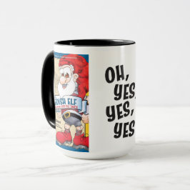 Stories of a Swedish Elf Mug - cover and stickers Mugg