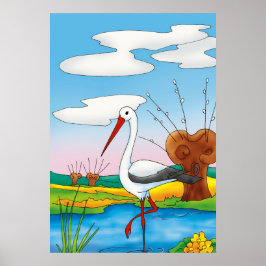 Stork | Adapter Animal Poster