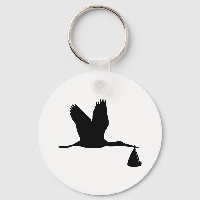 Stork - Baby Nyckelring (Framsida)