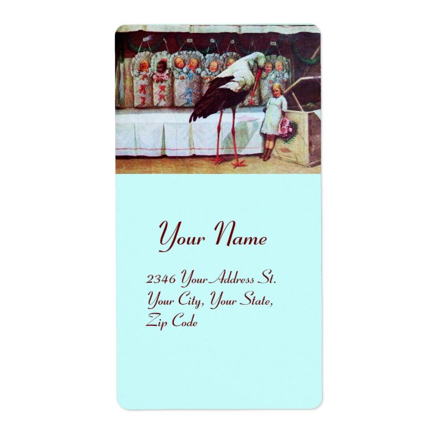 STORK BABY SHOWER 3 FRAKTSEDEL (Framsidan)