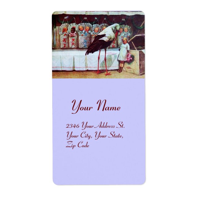 STORK BABY SHOWER 3 FRAKTSEDEL (Framsidan)