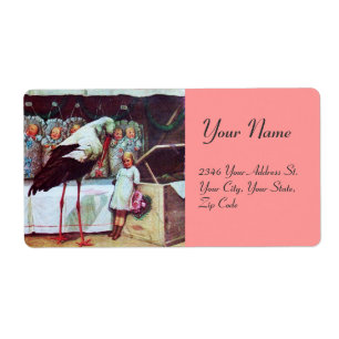 STORK BABY SHOWER 3 FRAKTSEDEL