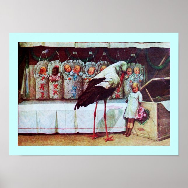STORK BABY SHOWER 3 POSTER (Framsidan)