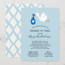 Stork Baby Shower by Mail