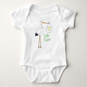 Stork Baby Shower Grönt Gender Neutral T Shirt