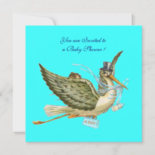 STORK BABY SHOWER INBJUDNINGAR
